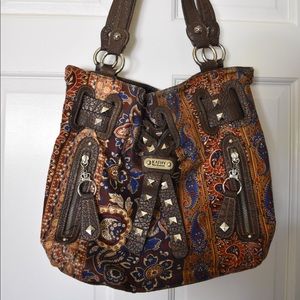 Kathy Van Zeeland Paisley Print Pocketbook